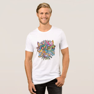 T-shirt En Tri-matière Anthropomorphique Abstraite
