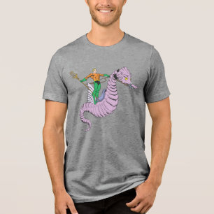T-shirt En Tri-matière Aquaman Rides Seahorse