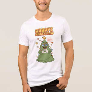T-shirt En Tri-matière Arbre de Noël super - Vibes Holly Jolly