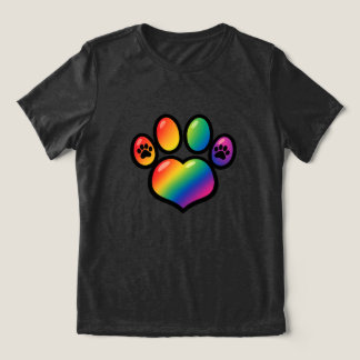 T-shirt En Tri-matière Arc-en-ciel de patte
