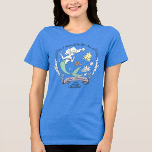 T-shirt En Tri-matière Ariel Je brille comme la mer
