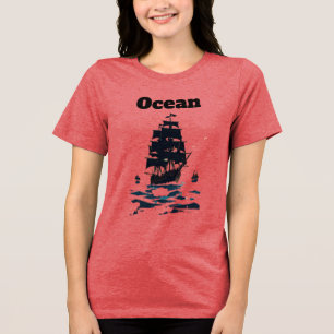 T-shirt En Tri-matière Armada de minuit Voiles de la mer silencieuse Drap