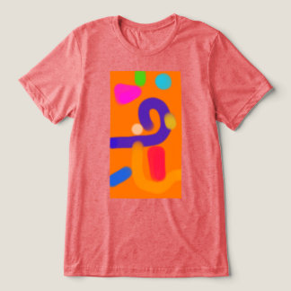 T-shirt En Tri-matière Art Abstrait Coloré 10