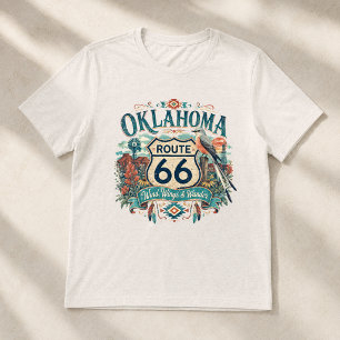 T-shirt En Tri-matière Art de la queue d'hirondelle de l'ancienne Route 6