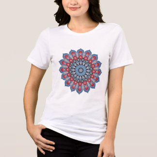 T-shirt En Tri-matière Art de l'émail persan (Minakari) -T-shert