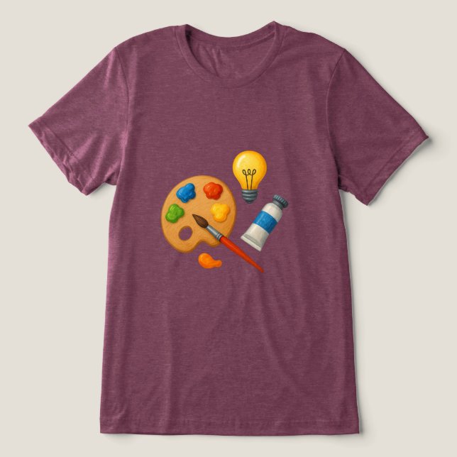 T-shirt En Tri-matière Artistic Essence – Creative Life Inspiration Desig (Design Recto)