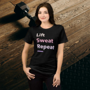 T-shirt En Tri-matière Ascenseur. Suis. Recommencer.