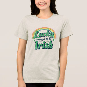 T-shirt En Tri-matière Assez chanceux pour être irlandais