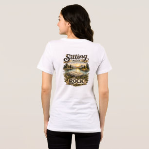 T-shirt En Tri-matière Assis sur mon Rocher