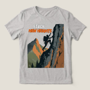 T-shirt En Tri-matière Atteindre de Nouveaux Sommets – Hommage à la Journ