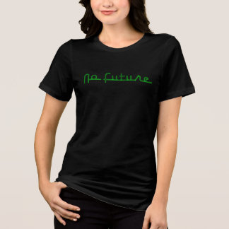 T-shirt En Tri-matière Aucun avenir (vert néon)