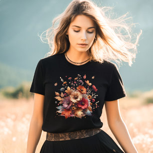 T-shirt En Tri-matière Automne Fleur sauvage
