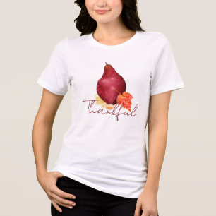 T-shirt En Tri-matière Automne Pear Floral Thanké