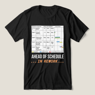 T-shirt En Tri-matière Avant l'horaire... Mais seulement en retravail!