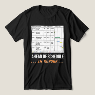 T-shirt En Tri-matière Avant l'horaire... Mais seulement en retravail!