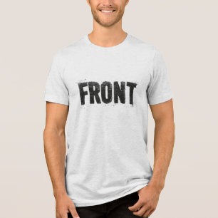 T-shirt En Tri-matière AVANT : Titre de l'instruction minimaliste gras