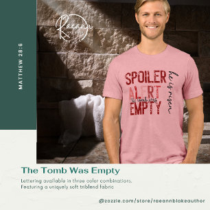 T-shirt En Tri-matière Avertissement Spoiler - Le Tombeau était Vide T-Sh