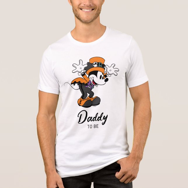 T-shirt En Tri-matière Baby shower d'Halloween Mickey & Friends (Recto)