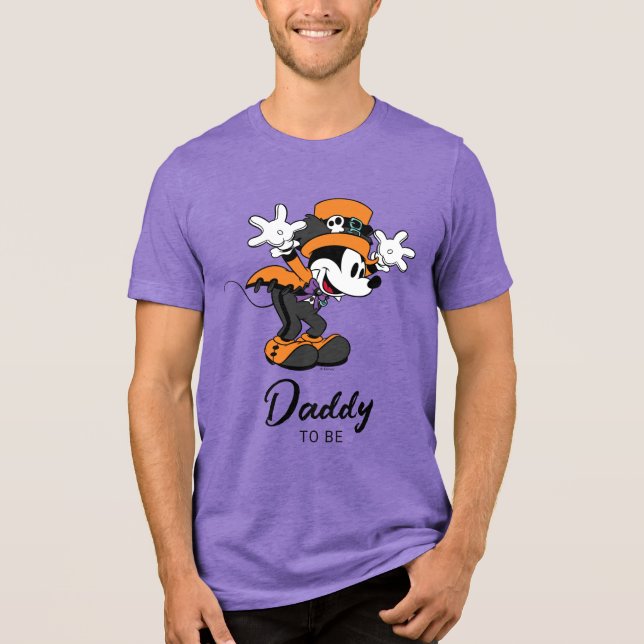 T-shirt En Tri-matière Baby shower d'Halloween Mickey & Friends (Recto)