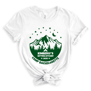 T-shirt En Tri-matière Bachelorette Camping Mariée Cute