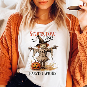 T-shirt En Tri-matière Baisers d'épouvantail Souhaits de récolte Hallowee