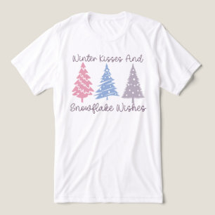 T-shirt En Tri-matière Baisers d'hiver et wis de flocon