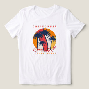 T-shirt En Tri-matière Balade sur les vagues de Californie à Laguna Beach