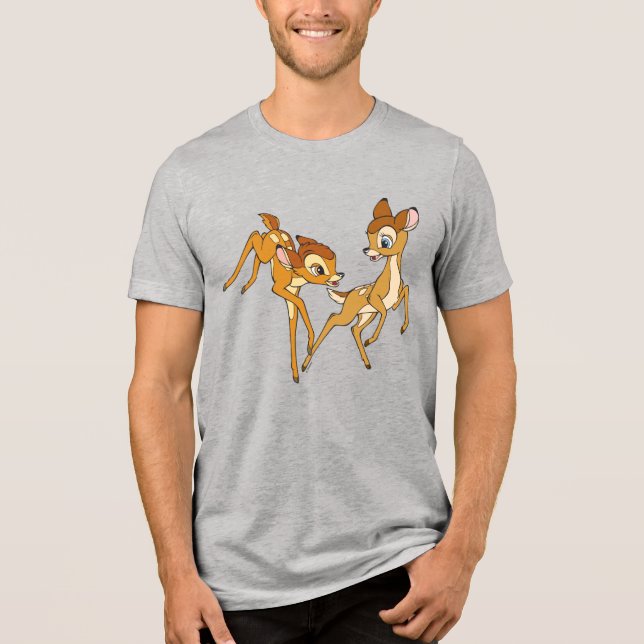 T-shirt En Tri-matière Bambi et Faline (Recto)