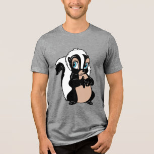 T-shirt En Tri-matière Bambi Flower skunk debout timide