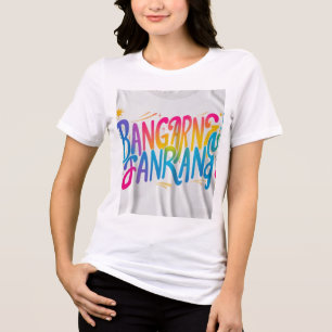 T-shirt En Tri-matière Bangarang ! Graphisme de la rébellion urbaine T-sh