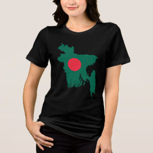 T-shirt En Tri-matière Bangladesh Personnalisable Tourisme noir