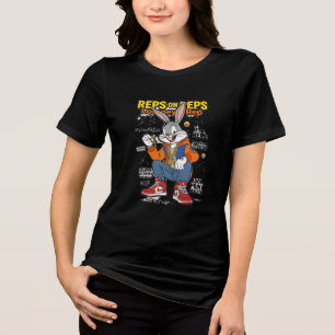 T-shirt En Tri-matière Basketball Streetwear Space Bunny