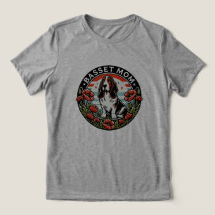 T-shirt En Tri-matière Basset Maman