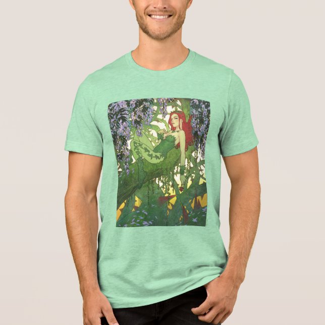 T-shirt En Tri-matière Batman Rebirth Poison Ivy Cover Illustration (Recto)