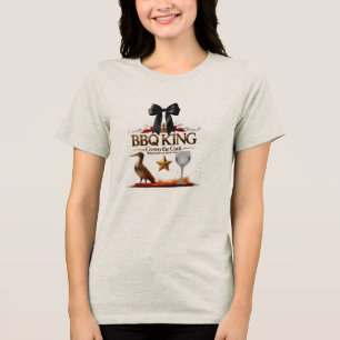 T-shirt En Tri-matière BBQ King - Style de grill élégant pour BBBQ Quee C