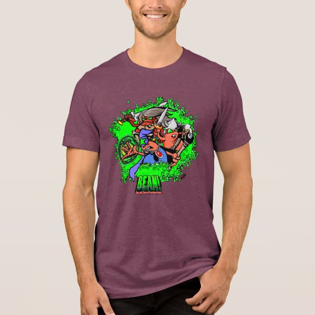 T-shirt En Tri-matière BEAN! Heroes Men's    (Recto)