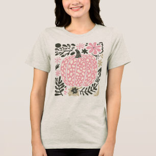 T-shirt En Tri-matière Beau Citrouille Boho Fall