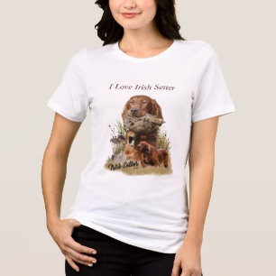 T-shirt En Tri-matière Beau plateau rouge irlandais