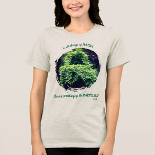 T-shirt En Tri-matière Beauté dans la citation inspirante de vignes de la