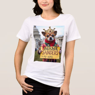 T-shirt En Tri-matière Bernie Sanders est mon héros
