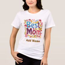 Best Mom Floral Bloom - Elegant Mother's Day Gift 