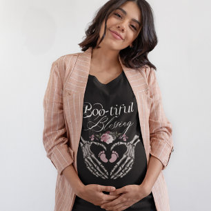 T-shirt En Tri-matière Bienheureuse Blessing Baby Girl Gothique Skeleton 