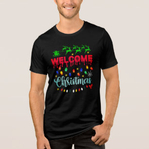 T-shirt En Tri-matière Bienvenue Noël-81124