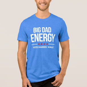 T-shirt En Tri-matière Big Papa Energy Vote Harris Walz