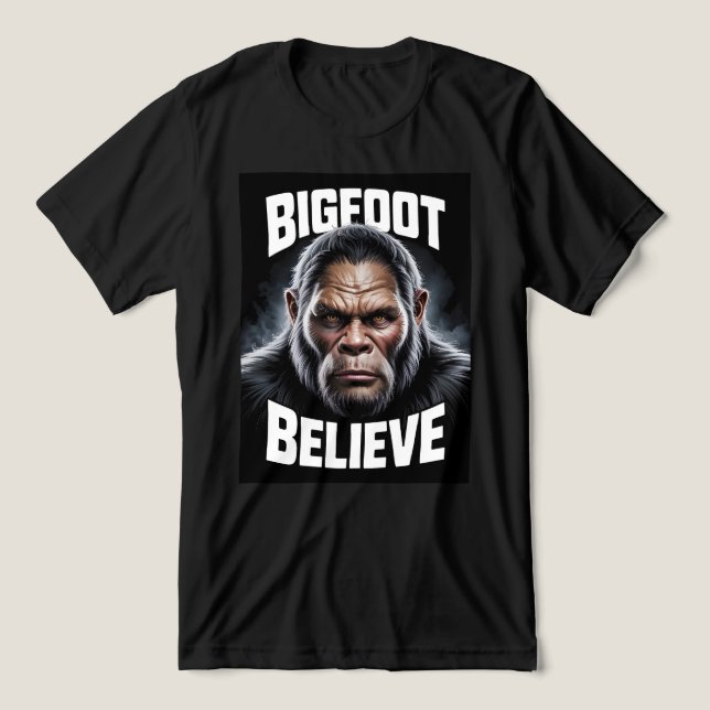 T-shirt En Tri-matière Bigfoot Croyez Cryptid Fan T-Shirt (Design Recto)