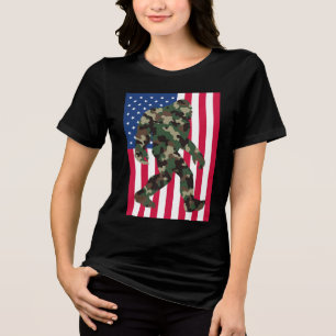 T-shirt En Tri-matière Bigfoot Sasquatch Camo 