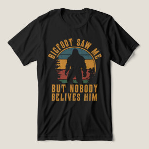 T-shirt En Tri-matière Bigfoot voyant blague-Sasquatch Croyant