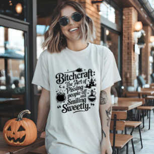 T-shirt En Tri-matière Bitchcraft : L'art de pisser