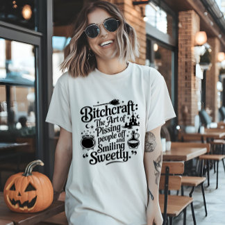 T-shirt En Tri-matière Bitchcraft : L'art de pisser