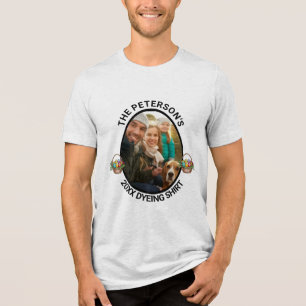 T-shirt En Tri-matière Blague de Pâques Chemise de teinture de photo de